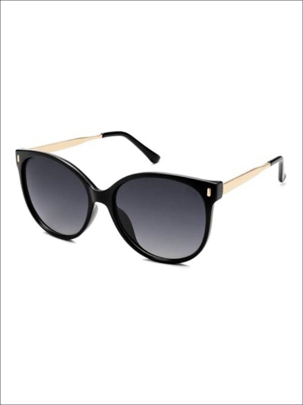 Round Polarized Sunglasses UV400 Protection Oversized Full-Frame
